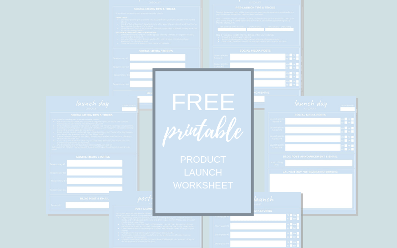 Get your free Product Launch Marketing Plan - a free download! Use the strategies I ue to launch your product with a clear-cut plan and take the guesswork out of your next launch.