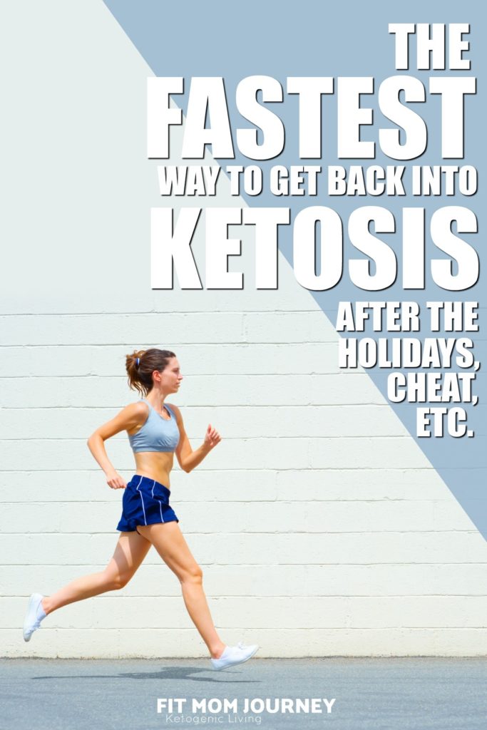 Here's the fastest way to get back into ketosis after the holidays, a cheat day, or just plain falling off the wagon! If you are struggling to get back into ketosis, these tips will help you....