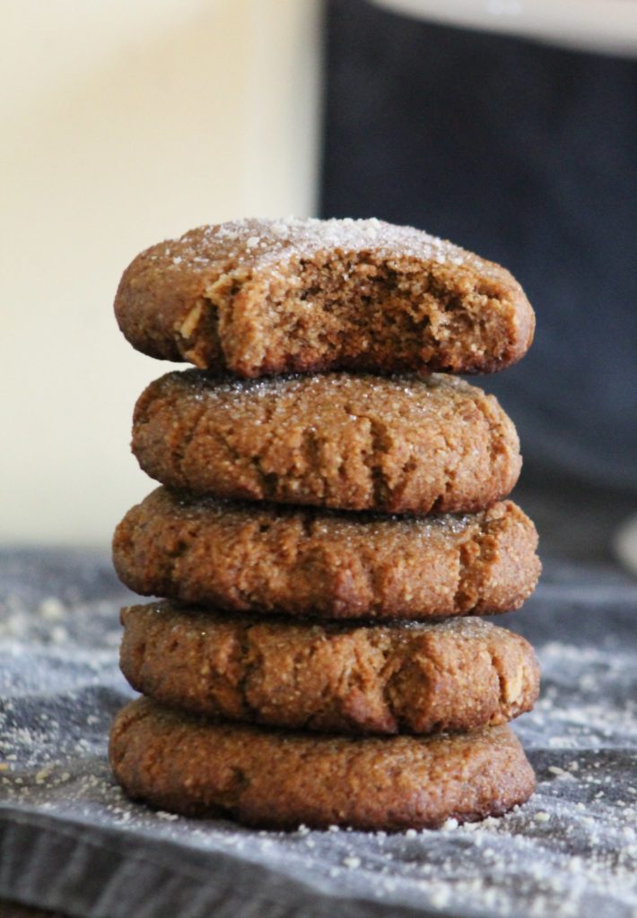 Soft but chewy Keto Ginger Cookies that are so good they're addictive!  So good, that no one will know they're keto.  The perfect ketogenic holiday cookie!