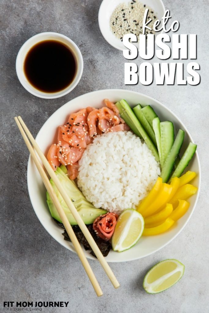 Love sushi but gone keto?  This delicious Keto Sushi Bowl was created to satisfy your every sushi craving with spices and low carb ingredients.