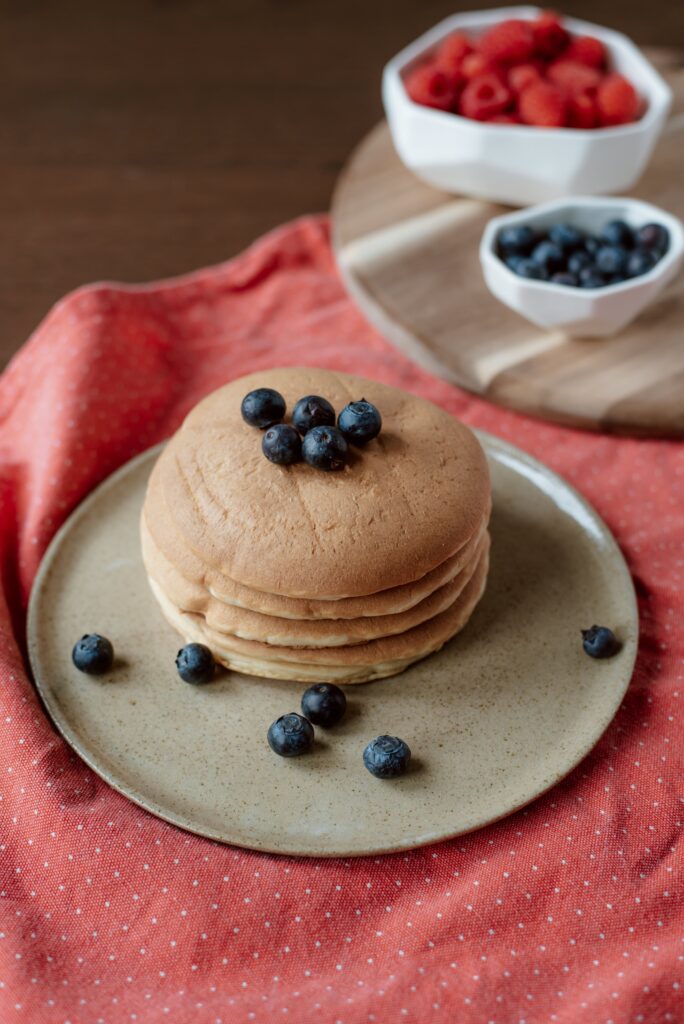 A recipe for thick and Fluffy Keto Pancakes ( aka Lupin flour Pancakes )that tastes like pancakes you would get in a diner! They have only 0.5 net carbs each and taste like the real thing!