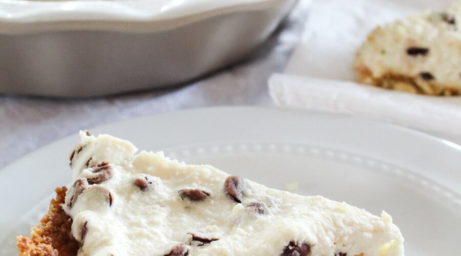 This easy-to-make Keto Cannoli Pie is half the work of traditional cannoli, with all the taste and way better keto macros.  It is baked in an easy ketogenic pie crust and keeps well for up to 2 weeks.