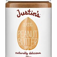 Classic Peanut Butter by Justin's, Only Two Ingredients, No Stir, Gluten-free, Non-GMO, Responsibly Sourced, 28oz Jar