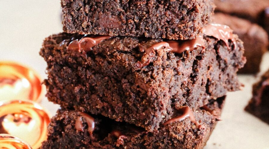 These are the most delicious Keto Brownies.  With a fudgey texture and fantastic macros, these brownies are easy enough to make that you’ll want to keep the recipe in your dessert rotation.