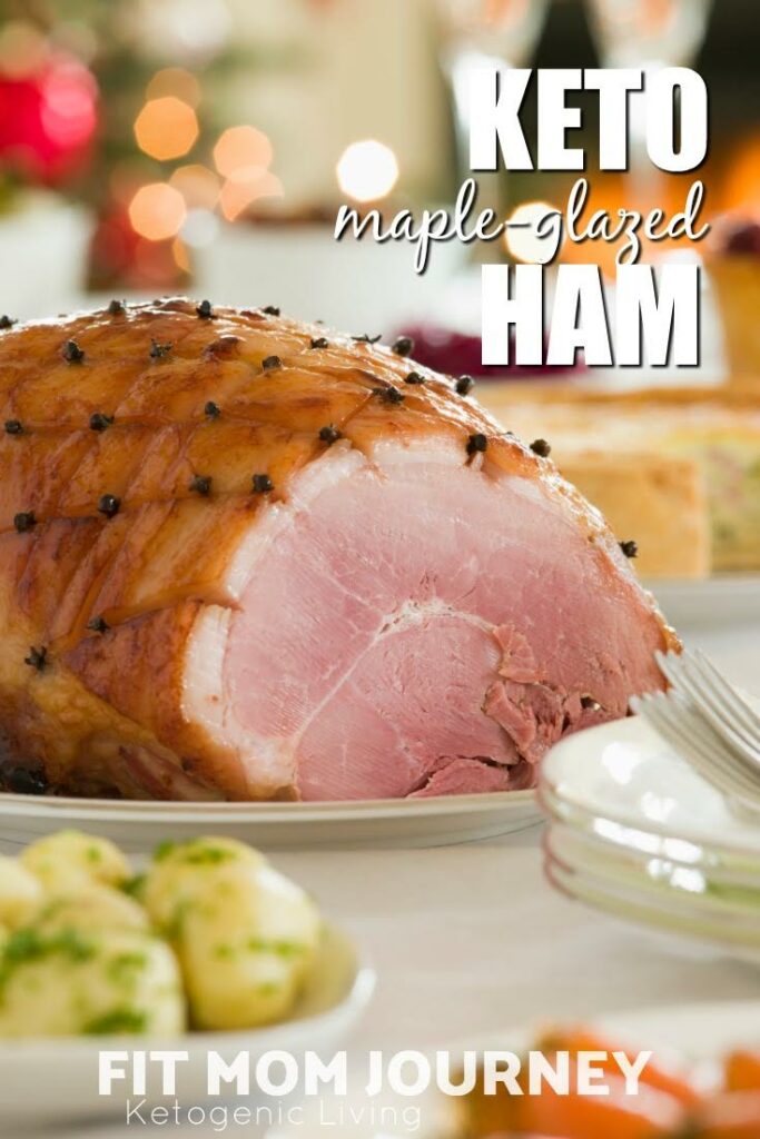 Perfect for any holiday, Keto Maple Glazed ham is a sugar-free THM:S take on a classic Christmas or Easter Ham with all the taste and non of the carbohydrates.