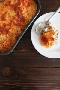 A well-loved favorite growing up, my Keto Tater Tot casserole takes all of those childhood flavors and makes them keto-friendly and low carb!