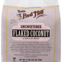Bob's Red Mill Unsweetened Flaked Coconut, 12 Ounce (3/4 LB) 340g
