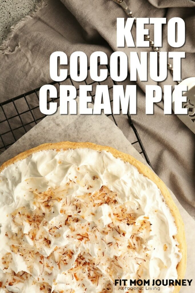The perfect low carb pie for any holiday, Keto Coconut Cream Pie is a classic made sugar free, grain free, gluten free and sugar free!