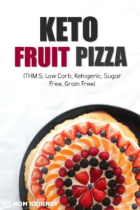 One my list for a long time has been Keto Fruit Pizza, a treat I remember from growing up, and a great dessert to bring to a potluck or family dinner!