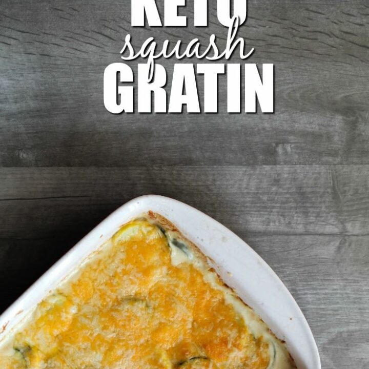 Look for a great, low carb dish that work for potlucks or family dinner?  My Keto Squash Casserole is your answer!  Based on a traditional southern favorite, but with a low carb twist, not only is this casserole delicious, it is low carb, ketogenic, THM:S, grain free, and gluten free!