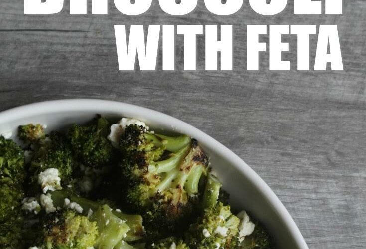Broccoli does a body good whether it's raw or steamed, but these day my favorite way to eat it is roasted with some good sea salt and feta cheese.  Roasted Broccoli with Feta Cheese, is an easy, crowd-pleasing side dish.