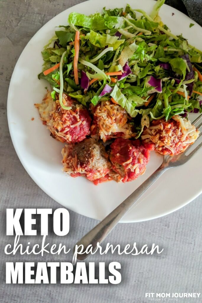 A quick and easy dinner using ingredients you already have on hand, Keto Chicken Parmesan Meatballs are wonderful as dinner, as well as leftovers the next day.