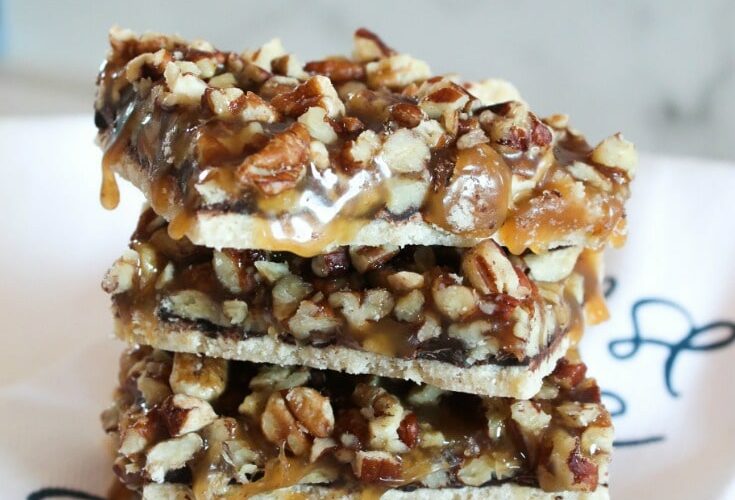 I created one last Keto Easter recipe for ya'll: Keto Pecan Pie Bars!  Super easy to put together, using ingredients already in your pantry, these bars will be a hit at your celebration.