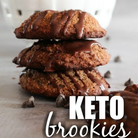 Keto Brookies {Ketogenic, THM:S, Low Carb} - Fit Mom Journey