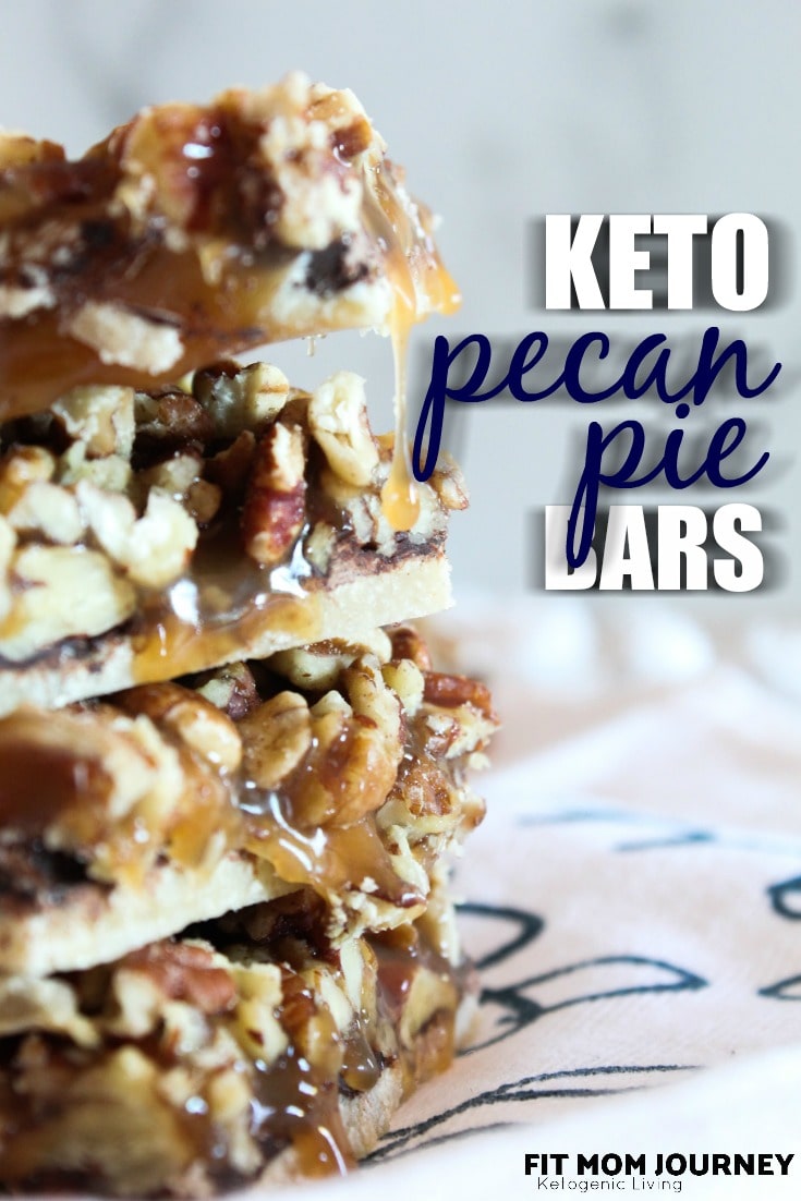 Keto Pecan Pie Bars Fit Mom Journey