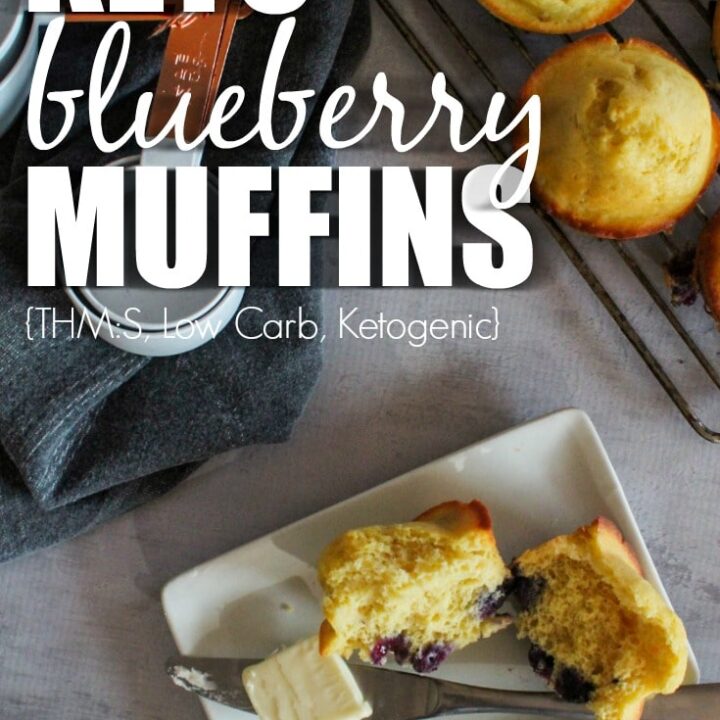 An easy to make Keto Blueberry Muffin Recipe that are ready to eat in under 20 minutes!  One bowl is all it takes to whip up these tasty muffins.