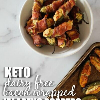 Dairy Free Jalapeno Poppers {Keto, Low Carb, THM:S}