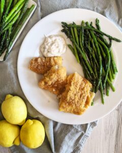 Keto Air Fryer Breaded Cod