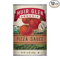 Muir Glen Organic Pizza Sauce, No Sugar Added, 15 Ounce Can (Pack of 12)