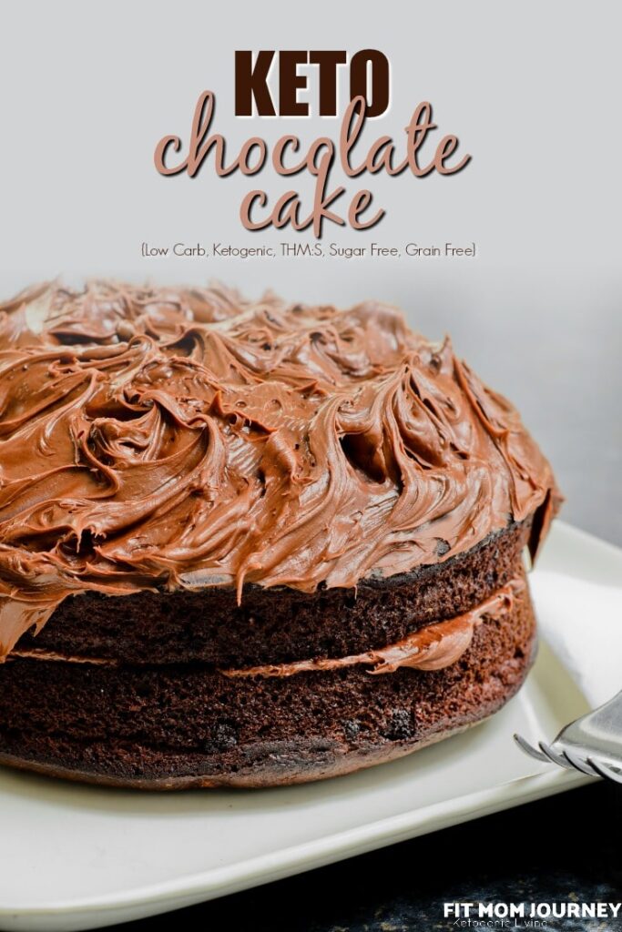 The best Keto Chocolate Cake tastes like it came from a bakery. With that pudding taste we've come to love in boxed cakes clocks in at 1.3 net carbs per slice - you won't miss boxed cake ever again.