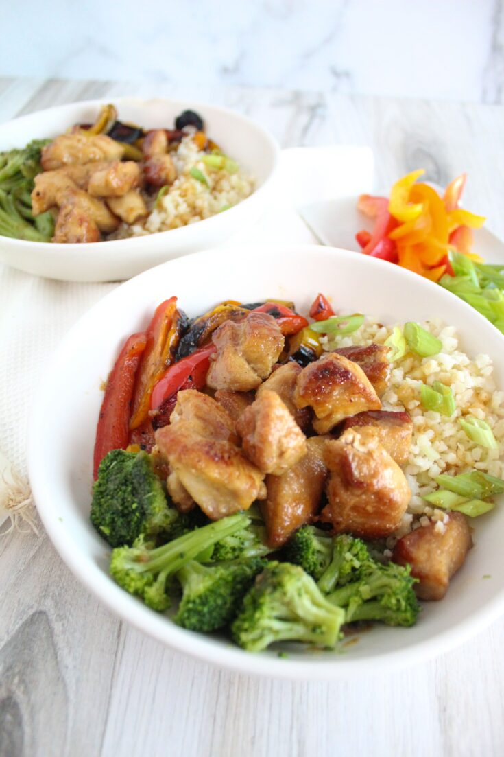 Keto Honey Garlic Chicken with Charred Peppers Fit Mom Journey