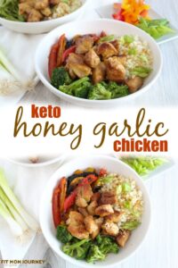 Keto Honey Garlic Chicken with Charred Peppers