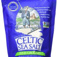 Fine Ground Celtic Sea Salt – (1) 16 Ounce Resealable Bag of Nutritious, Classic Sea Salt, Great for Cooking, Baking, Pickling, Finishing and More, Pantry-Friendly, Gluten-Free