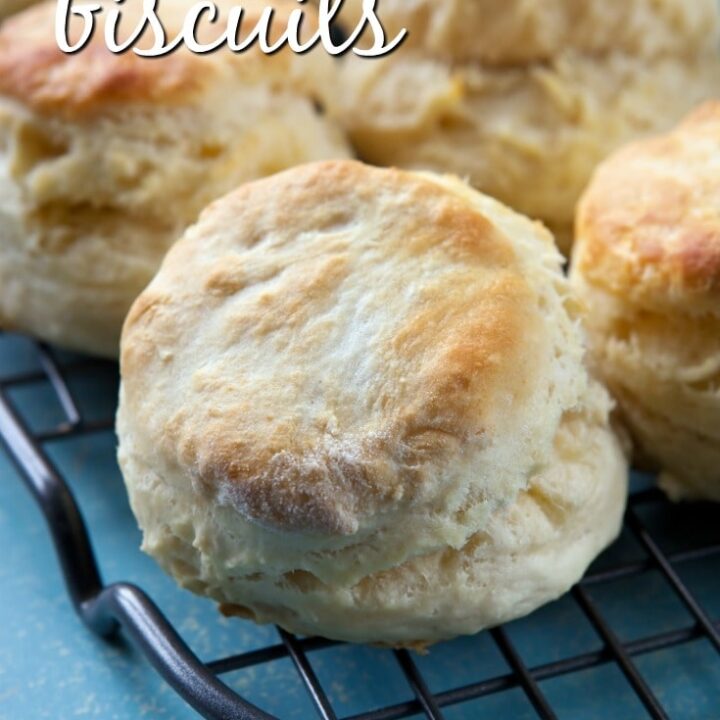These soft and fluffy Keto Biscuits take less than 30 minutes from start to finish, and require no special ingredients.  Husband approved!
