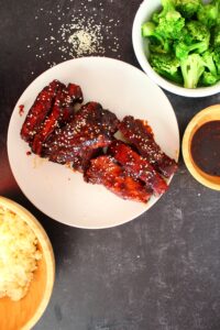 Although Koreans are most known for their use of short ribs, I decided to take some of the work out of them and create Keto Korean Style Ribs that are boneless, sugar free, and just as stick-delicious as their sugary counterparts.