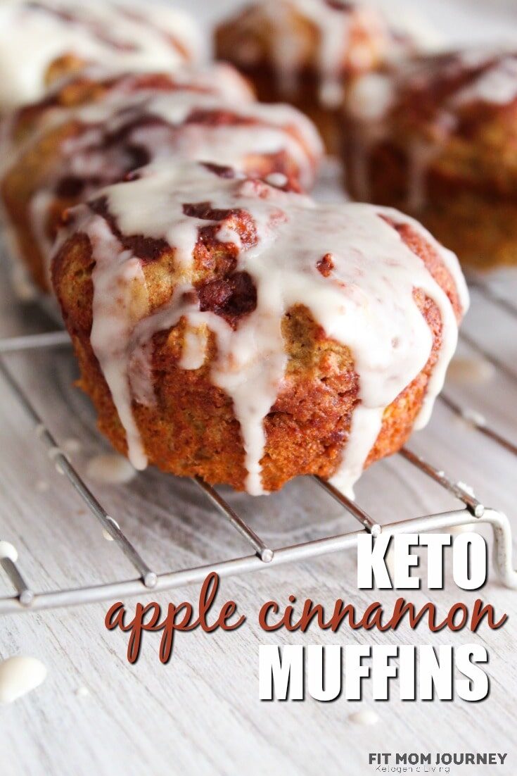 Apple flavor isn't totally off limits if you're low carb or Keto!  Use my sneaky recipe for Keto Caramel Apple donuts - that's dairy free as a bonus! - and enjoy one of the most wonderful flavors of fall in a low carb, baked donut!
