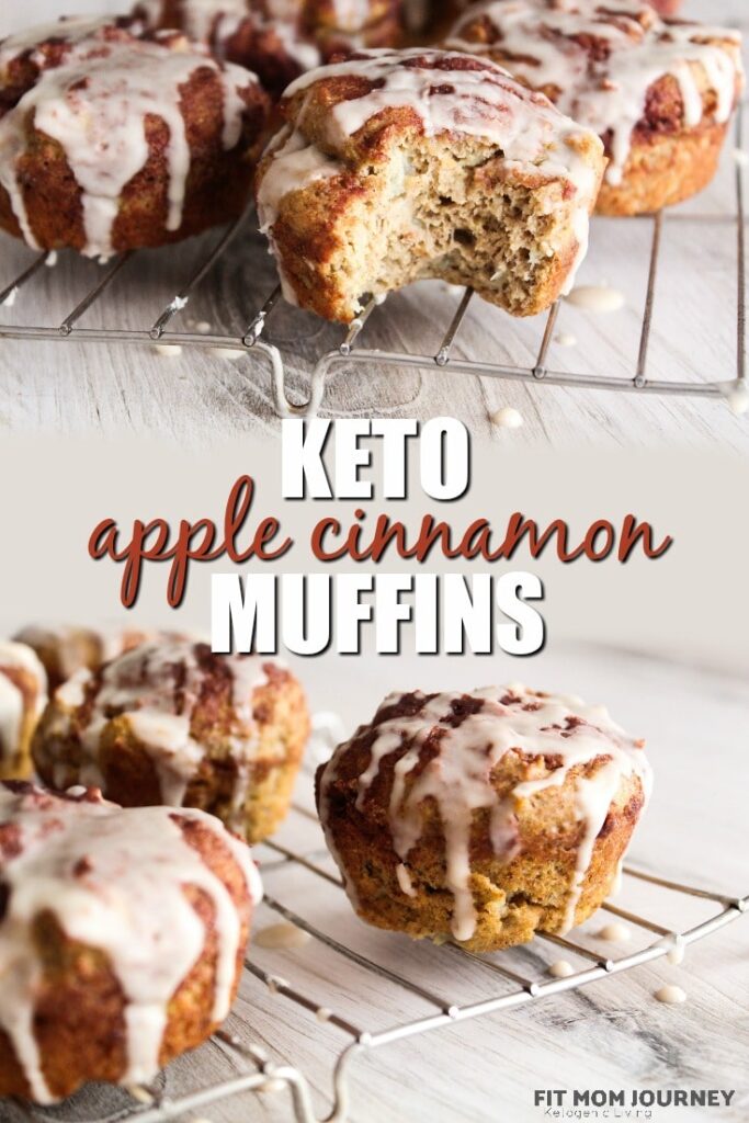 These Easy Keto Apple Cinnamon Muffins are not only dairy and gluten free, they're quick to whip up and the perfect recipe for a chilly fall morning.