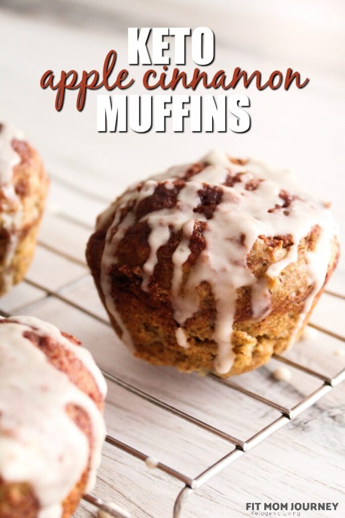 These Easy Keto Apple Cinnamon Muffins are not only dairy and gluten free, they're quick to whip up and the perfect recipe for a chilly fall morning.
