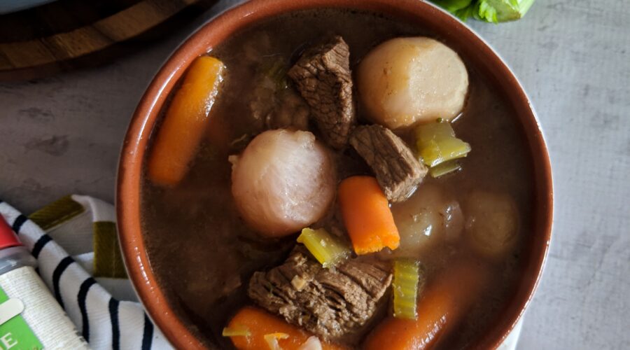 Throw all the ingredients for Keto Beef Stew in the slow cooker before work and have a delicious, hearty, meal waiting when you get home! Even my 5 year old loves Keto Beef Stew and requests it often!