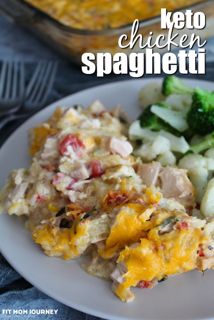 Keto Chicken Spaghetti Fit Mom Journey
