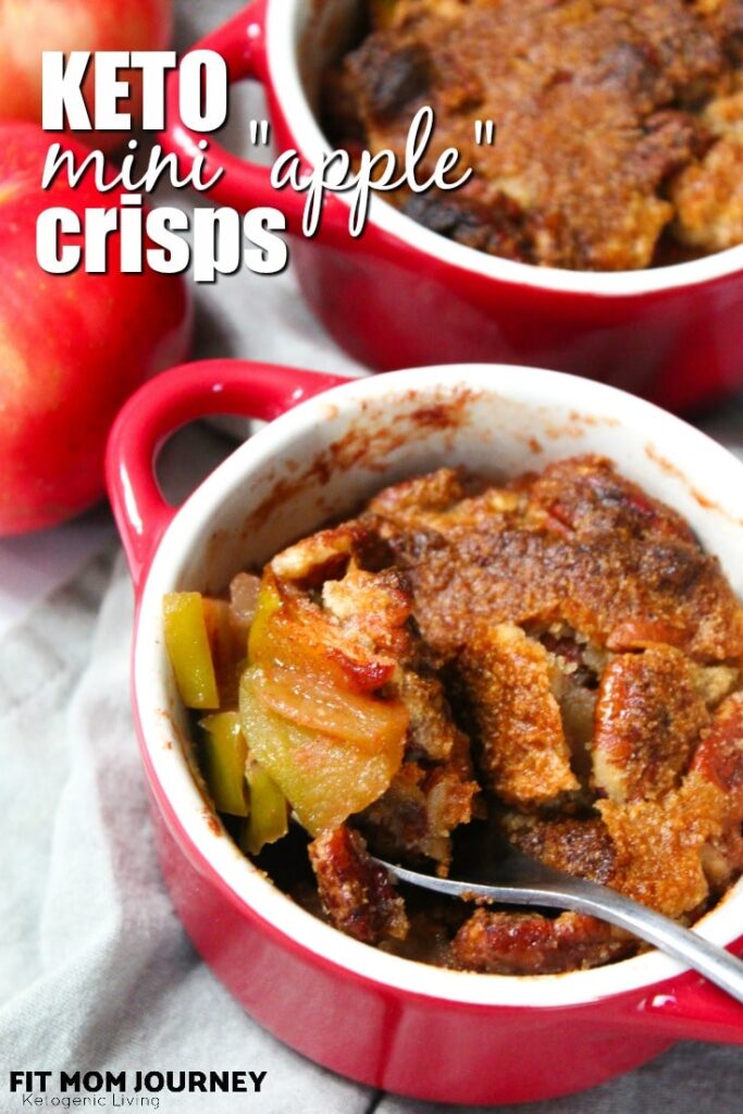 These Keto Mini Apple Crisps are a no-fail dessert perfect to wow dinner party guests with, yet simple enough for a night at home.  