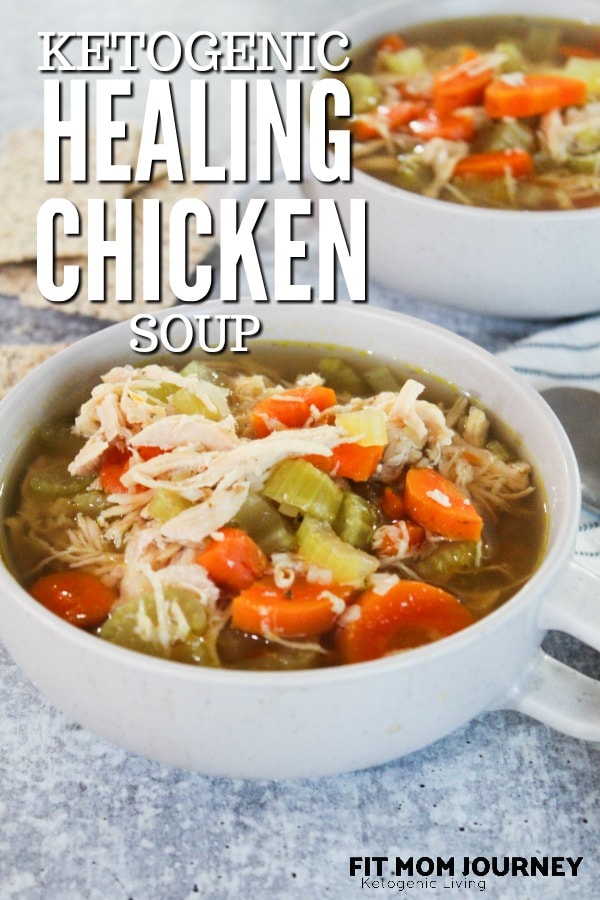 Some recipes need no introduction, and my Healing Keto Chicken Soup is one of them.  It's perfect for when stomachs are a little upset, or just a regular weeknight when dinner needs to be quick.  Packed with gut-healing nutrients, and ready in 30 minutes, Healing Keto Chicken Soup is a regular in our meal rotation.