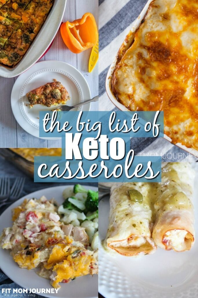 Few things are better than a warm Keto Casserole that works well for dinner one night, then lunch the next day.  I've rounded up tons of Keto Casseroles to inspire your next meal!