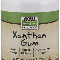 NOW Foods, Xanthan Gum Pure Powder, Kosher and Gluten-Free Natural Thickener, 6-Ounce