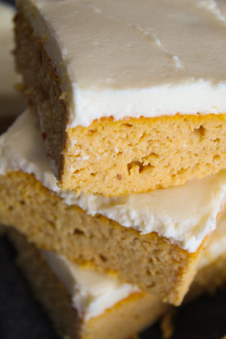 Keto Pumpkin Bars Fit Mom Journey