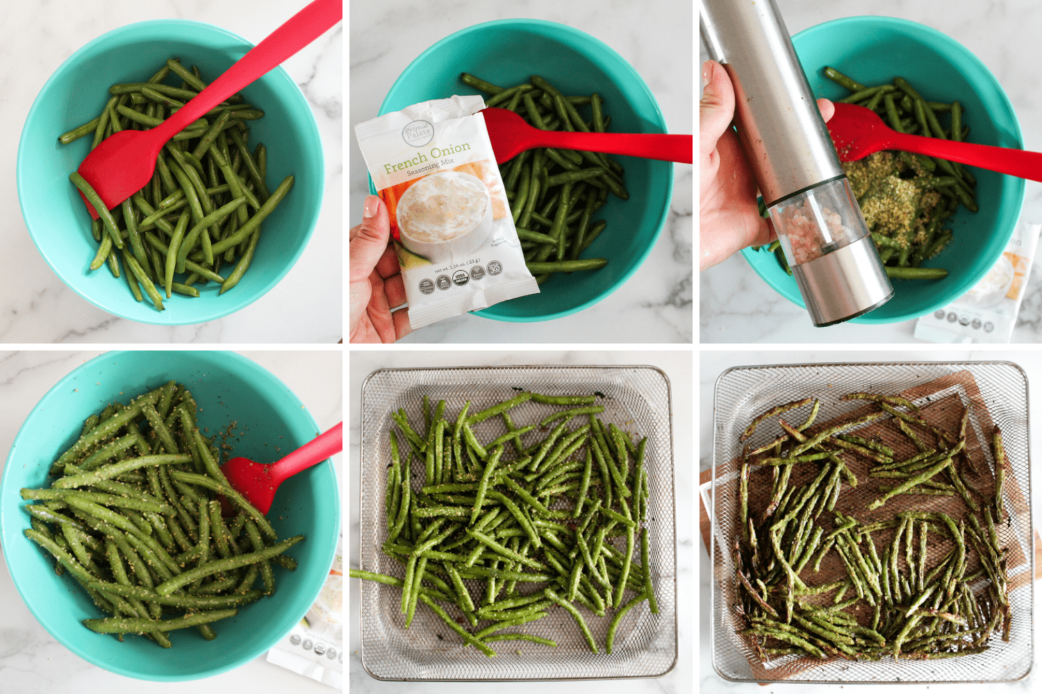 Air Fryer Green Beans {Low Carb, Ketogenic, Paleo, Grain Free, Gluten Free, THMS} Fit Mom Journey