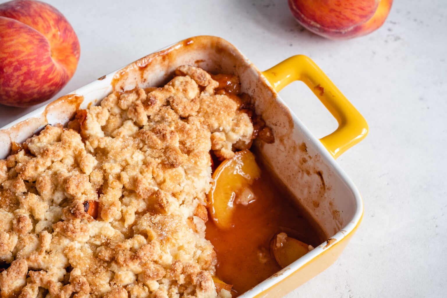 Keto Peach Cobbler Fit Mom Journey