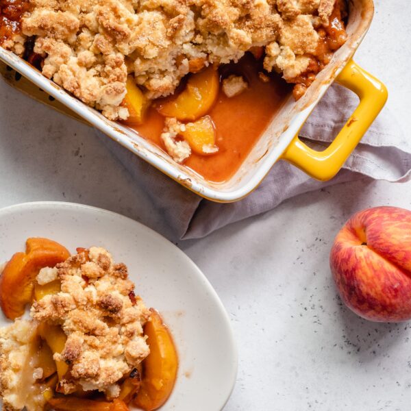 Keto Peach Cobbler Fit Mom Journey