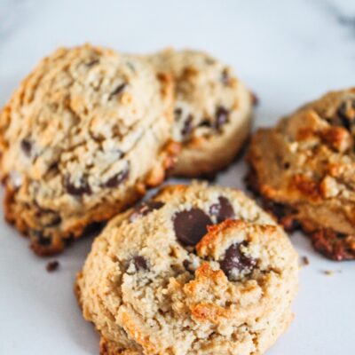 Cashew Butter Chocolate Chip Cookies