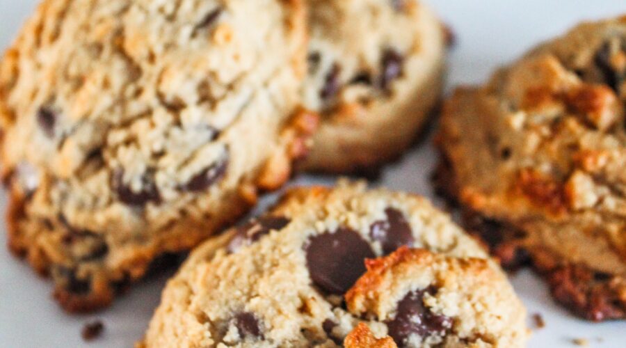 Cashew Butter Chocolate Chip Cookies - think of a buttery, decadent cookies that is grain and gluten free, paleo, and delicious!