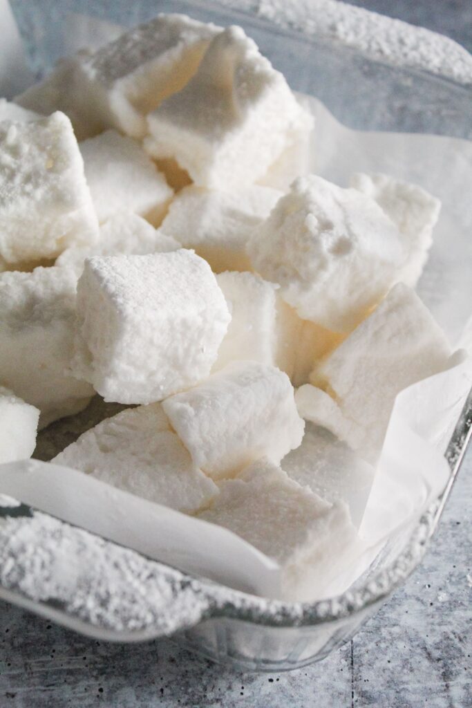 I've tried quite a few premade "keto marshmallows" but none are as good as my Homemade Keto Marshmallows Recipe.  These simple to make treats are extremely easy, require only 4 ingredients, and are wonderfully fluffy and stretchy.