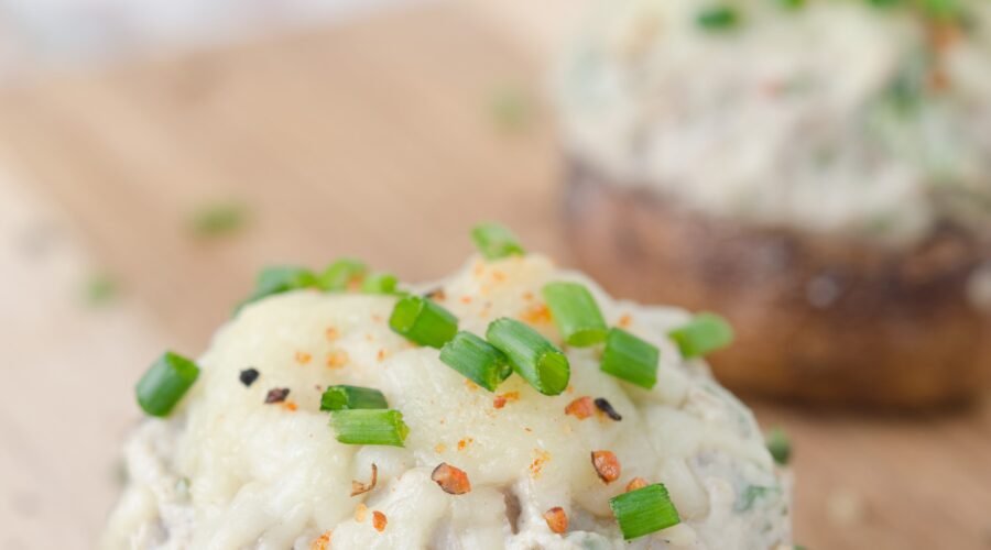 The best Keto Stuffed Mushrooms I've ever made. Bursting with flavor, and so easy to make!