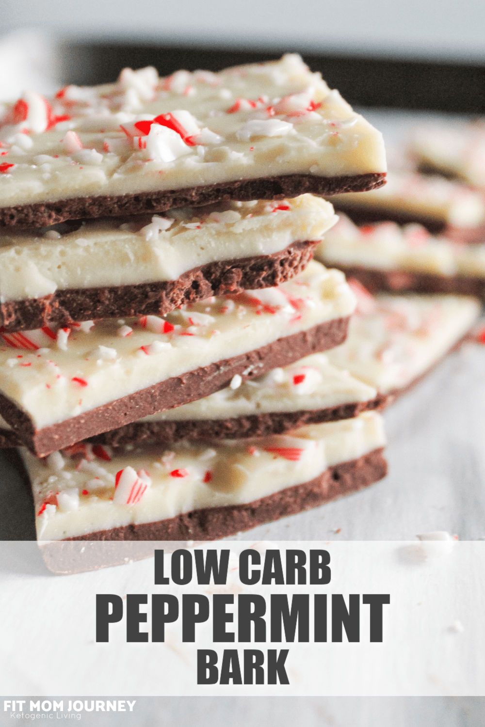 Low Carb Peppermint Bark {Keto, Low Carb, THM:S, Sugar Free, Grain Free ...