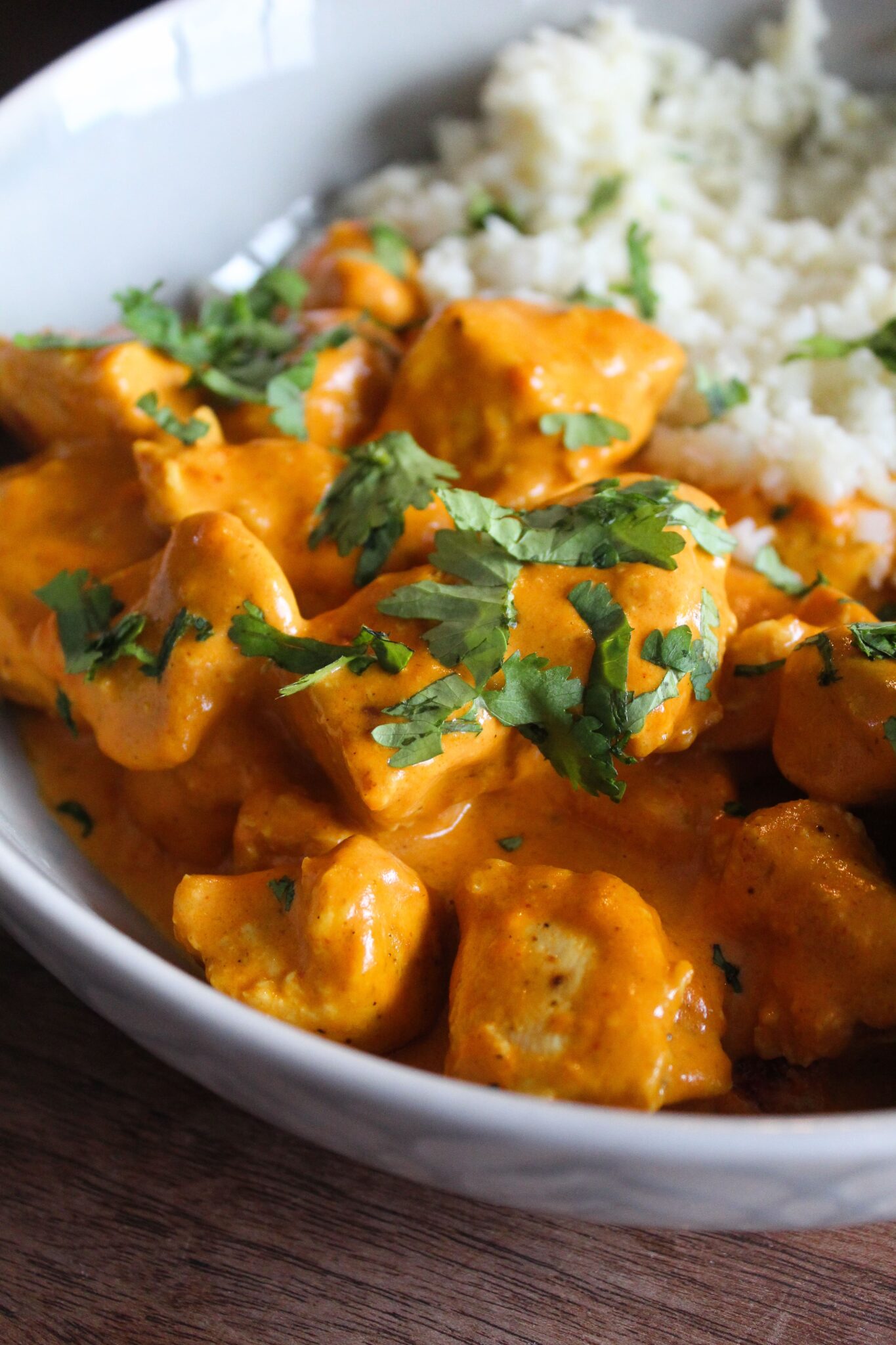 Keto Butter Chicken {Low Carb, Ketogenic, THMS, Grain Free} Fit Mom