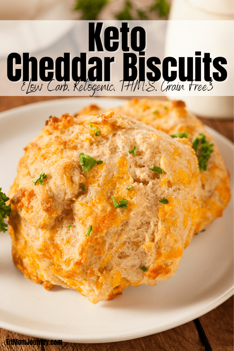 Keto Cheddar Biscuits - Fit Mom Journey