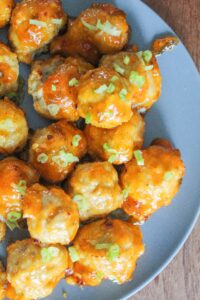 You've heard of Firecracker Shrimp, well now meet Keto Firecracker Chicken Meatballs.  A super versatile and macros friendly protein, not to mention and easy weeknight dinner!